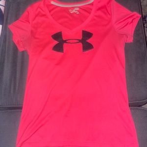 Under Armour Pink Short Sleeve Shirt